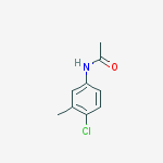 Structure of Acetamide, N-(4-chloro-3-methylphenyl)-