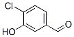 Structure of Benzaldehyde,  4-chloro-3-hydroxy-