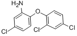 Structure of 5-chloro-2-(2,4-dichlorophenoxy)aniline