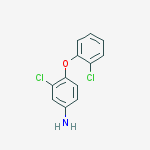 Benzenamine, 3-chloro-4-(2-chlorophenoxy)-结构式