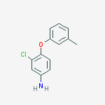 Benzenamine, 3-chloro-4-(3-methylphenoxy)-结构式