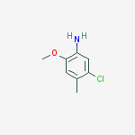 5-Chloro-2-methoxy-4-methylaniline结构式