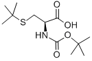 Structure of BOC-CYS(TBU)-OH
