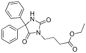 2,5-Dioxo-4,4-diphenyl-1-imidazolidinebutanoic Acid Ethyl Ester结构式