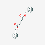 Pentanedioic acid, bis(phenylmethyl) ester结构式