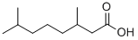 Structure of 3,7-dimethyl-octanoicaci