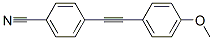 Structure of 4-(4-METHOXY-PHENYLETHYNYL)-BENZONITRILE