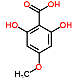 Structure of 2,6-dihydroxy-4-methoxybenzoic acid