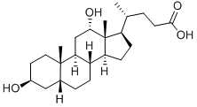 Structure of (4R)-4-[(3S,5R,8R,9S,10S,12S,13R,14S,17R)-3,12-dihydroxy-10,13-dimethyl-2,3,4,5,6,7,8,9,11,12,14,15,16,17-tetradecahydro-1H-cyclopenta[a]phenanthren-17-yl]pentanoic acid