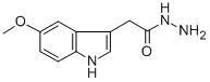 (5-METHOXY-1H-INDOL-3-YL)-ACETIC ACID HYDRAZIDE结构式