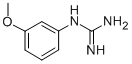 N-(3-甲氧基苯基)胍结构式