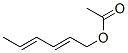Structure of Acetic acid (2E,4E)-2,4-hexadienyl ester