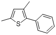 Structure of 2,4-DIMETHYL-5-PHENYLTHIOPHENE