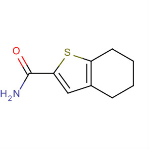 Structure of Benzo[b]thiophene-2-carboxamide, 4,5,6,7-tetrahydro-