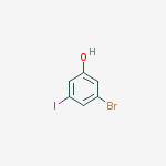 Structure of Phenol, 3-bromo-5-iodo-
