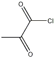 Structure of Propanoyl chloride,2-oxo-