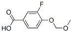Structure of BENZOIC ACID,3-FLUORO-4-(METHOXYMETHOXY)-