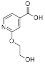 Structure of 4-PYRIDINECARBOXYLIC ACID 2-(2-HYDROXYETHOXY)-