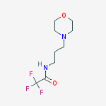 Structure of 2,2,2-Trifluoro-N-(3-morpholin-4-ylpropyl)acetamide
