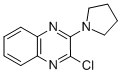 Structure of 2-chloro-3-pyrrolidin-1-yl-quinoxaline