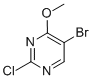Structure of 5-BROMO-2-CHLORO-4-METHOXYPYRIMIDINE