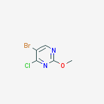 Structure of Pyrimidine, 5-bromo-4-chloro-2-methoxy-