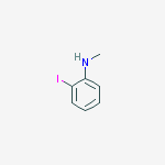 Benzenamine, 2-iodo-N-methyl-结构式