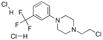 Structure of 1-(2-CHLOROETHYL)-4-[3-(TRIFLUOROMETHYL)PHENYL]PIPERAZINE DIHYDROCHLORIDE