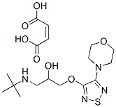 Structure of 3-[3-(tert-butylamino)-2-hydroxypropoxy]-4-morpholino-1,2,5-thiadiazole monomaleate