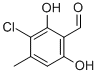 Structure of 3-CHLORO-2,6-DIHYDROXY-4-METHYLBENZALDEHYDE