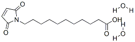 11-MALEIMIDOUNDECANOIC ACID DIHYDRATE结构式