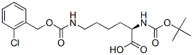 Structure of Boc-N-(2-chloro-Cbz)-D-lysine