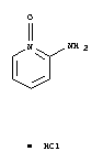 Structure of pyridin-2-amine 1-oxide monohydrochloride