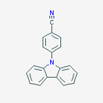 Structure of Benzonitrile, 4-(9H-carbazol-9-yl)-
