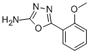 2-氨基-5-(邻甲氧苯基)-1,3,4-恶二唑结构式