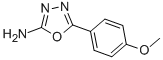 Structure of 2-AMINO-5-(4-METHOXYPHENYL)-1,3,4-OXADIAZOLE