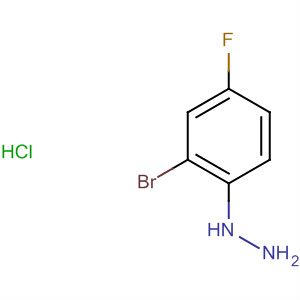 Hydrazine, (2-bromo-4-fluorophenyl)-, monohydrochloride结构式