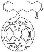 Structure of (6,6)-PHENYL-C61BUTYRIC ACID BUTYL ESTER