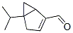 Structure of 5-(propan-2-yl)bicyclo[3.1.0]hex-2-ene-2-carbaldehyde