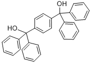 Structure of alpha,alpha,alpha,alpha-Tetraphenyl-1,4-benzenedimethanol