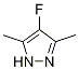 Structure of 4-fluoro-3,5-dimethyl-1H-pyrazole(SALTDATA: FREE)