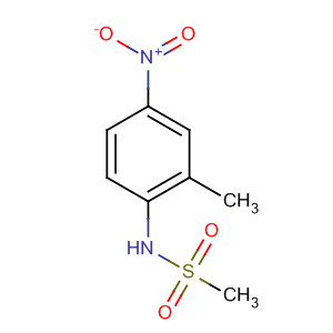 Methanesulfonamide, N-(2-methyl-4-nitrophenyl)-结构式