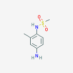 N-(4-amino-2-methylphenyl)methanesulfonamide(SALTDATA: FREE)结构式
