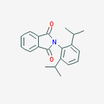 Structure of 1H-Isoindole-1,3(2H)-dione, 2-[2,6-bis(1-methylethyl)phenyl]-