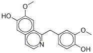 Structure of 6-Isoquinolinol, 1-[(4-hydroxy-3-methoxyphenyl)methyl]-7-methoxy-