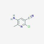 Structure of 3-Pyridinecarbonitrile, 5-amino-2-chloro-6-methyl-