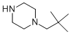 Structure of 1-(2,2-dimethylpropyl)piperazine