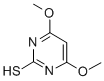 Structure of 2-Mercapto-4,6-dimethoxypyrimidine