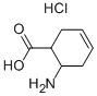 Structure of cis-6-Amino-3-cyclohexene-1-carboxylic acid hydrochloride