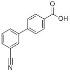 Structure of 4-(3-Cyanophenyl)benzoic acid